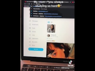 Tik-Tok 100k views big boobies natural girl making onlyfans meme!