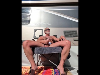 When you get bored sunbathing.. improvised Cockhero to the music to pass the time!