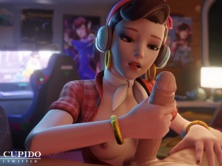 Dva Handjob big Dick [Grand Cupido]( Overwatch )