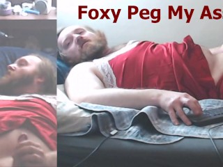 Foxy Peg My Ass Soaks Red Sexy Nighty in Golden Shower Part 3