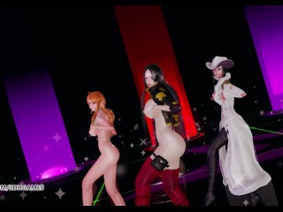 [MMD] Girl's Day - Expectation Hot Erotic Dance Boa Hancock Nami Nico Robin One Piece
