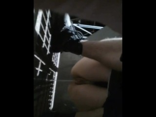 Old video Pissing at work on the graveyard shift