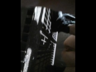 Old video Pissing at work on the graveyard shift