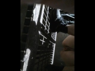 Old video Pissing at work on the graveyard shift