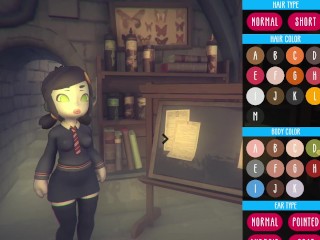 Poke Abby GamePlay choice of clothes and hairstyles for Abby