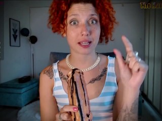 Comparing my fav Dildo with your tiny clit PART ONE