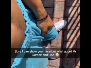 Sexting my girls mom on Snapchat ( watch the cumshot on my OnlyFans link in bio )