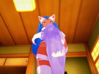 Hentai POV Feet Felicia Darkstalkers Catgirl