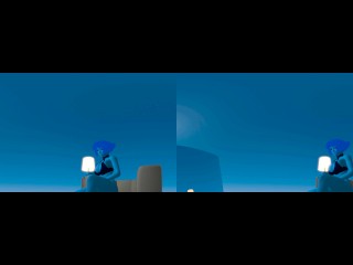 180 VR Lapis Foot Play With Pearl (Both POV's)