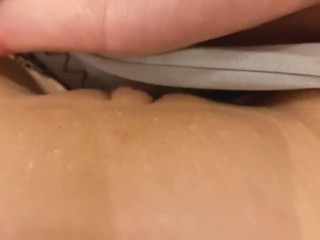 You will definitely want to sniff these panties! Dirty creamy worn panties and horny pussy POV