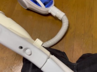 【閲覧注意】バキュームフェラ掃除機を使ってみた! Japanese Amateur Masturbation Uncensored Squirt orgasm blowjob オナニストたけ 変態