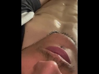 Hot Young Guy with Big Dick Masturbating in mostly POV | Point of View | for Wife | Female Riding