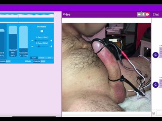 Remotely estim controlled XToys session