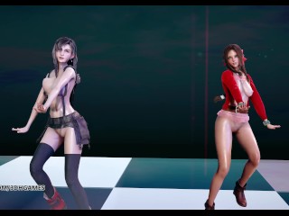 [MMD] Berry Good - Mellow Mellow Nude Kpop Dance Tifa Lockhart Aerith Final Fantasy 7 Remake