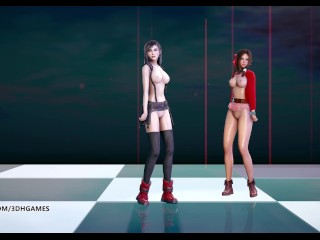 [MMD] Berry Good - Mellow Mellow Nude Kpop Dance Tifa Lockhart Aerith Final Fantasy 7 Remake