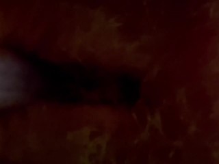 Aspen Thorne fucking his hairy ginger pussy with purple dildo compilation 