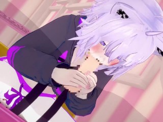【ホロライブ 猫又おかゆ】猫又おかゆがイチャイチャセックスするだけ2