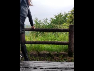 女装 ロングブーツ ブーツフェチ レザーフェチ ライダースジャケット スカート 女王様 日本人