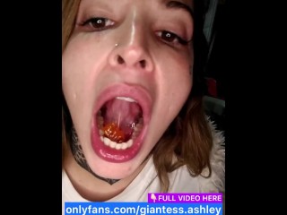 Your giantess Ashley vore gummy bears