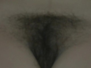 Compilation, my 58 year old wife shows off her hairy pussy while watching them masturbate