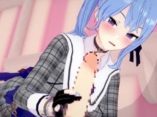 【ホロライブ 星街すいせい】星街すいせいがイチャイチャセックスするだけ2