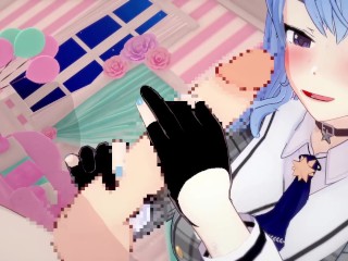 【ホロライブ 星街すいせい】星街すいせいがイチャイチャセックスするだけ2