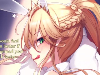 (Hentai JOI) Las Vegas Bout Part 6: Royal Bunny's Challenge (Artoria) (F/GO, Femdom, Roulette)