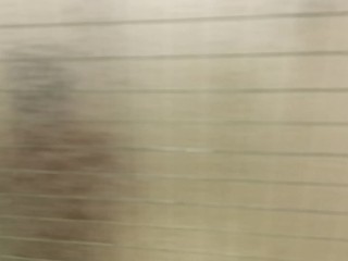 EBONY PETITE TAKING A SHOWER AFTER BEING FUCKED HARD