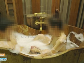 4K Thai Version Cut, Boyfriend invites me to take a bath in a wooden bathtub. โดนแฟนเย็ดในอ่างไม้