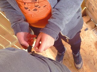 "Pleeeeease don't stop cum inside me"