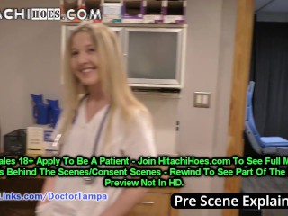 Don't Tell Doc I Cum On The Clock! Nurse Stacy Shepard Sneaks Into Exam Room, Masturbates W/ Hitachi