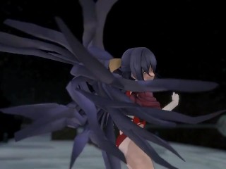 KANTAI COLLECTION KAMIKAZE HENTAI MMD 3D TORN COTHES DANCE KANCOLLE BLUE HAIR COLOR EDIT SMIXIX