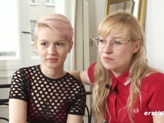 Blonde Babe Vicky Gives Natalia Her First Lesbian Bondage Experience