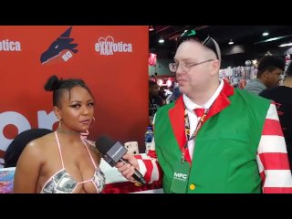 Avery Janes with Jiggy Jaguar Exxxotica Expo 2022 Chitown Il