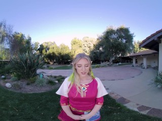 Petite Melody Marks As ZELDA Fucking With Her Champion in SKYWARD SWORD A XXX VR Porn