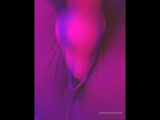 Teen girl playing and masturbs with pink huge dildo in 002 suit cosplayer anime pussy close up Led