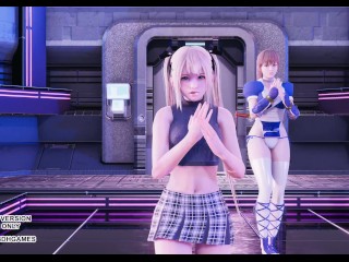 [MMD] Glide Marie Rose Mai Shiranui Tamaki Kasumi DOA Sexy Hot Erotic Dance 4K 60FPS