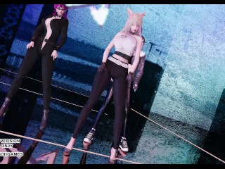 [MMD] Chung ha - Bicycle KDA Ahri Akali Evelynn Sexy Kpop Dance 4K League of Legends Hot Kpop Dance