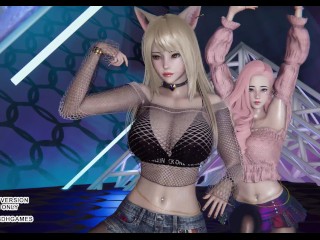 [MMD] ITZY - LOCO Ahri Akali Kaisa Evelynn Seraphine Kda Sexy Kpop Dance 4K 60FPS League of Legends