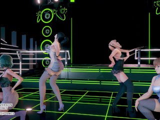 [MMD] KiIIler Lady Mai Shiranui Marie Rose Katsumi Tamaki Doa Sexy Dance