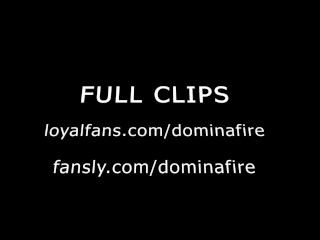 Strapon Deepthroat and Facesitting Latex Sissy by DominaFire