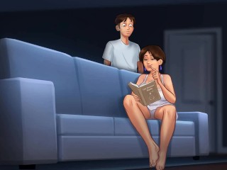 Summertime Saga: Horny MILF Got Caught Masturbating On The Sofa-Ep152