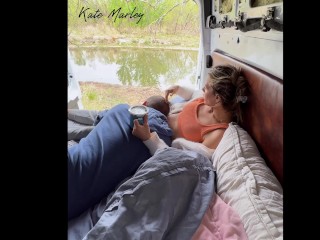 Fingering Kate Marley in Nature - Real Outdoor Orgasm at the Campsite