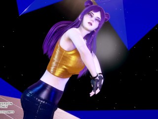 [MMD] (G)I-DLE - LATATA Kaisa Hot Kpop Dance League of Legends KDA 4K 60FPS