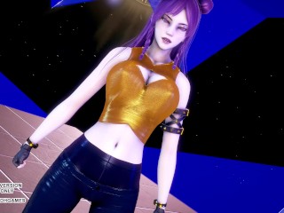 [MMD] (G)I-DLE - LATATA Kaisa Hot Kpop Dance League of Legends KDA 4K 60FPS