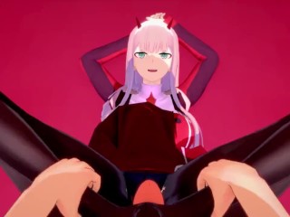 Hentai POV Feet Zero Two DARLING in the FRANXX