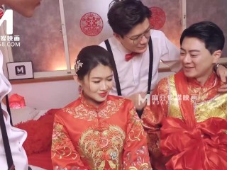 ModelMedia Asia-Lewd Wedding Scene-Liang Yun Fei-MD-0232-Best Original Asia Porn Video