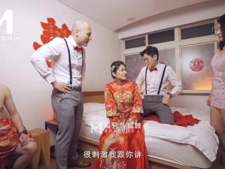 ModelMedia Asia-Lewd Wedding Scene-Liang Yun Fei-MD-0232-Best Original Asia Porn Video