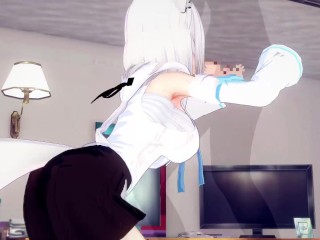 【Vtuber 白上フブキ】白上フブキがイチャイチャセックスするだけ6