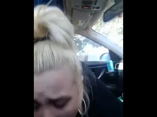 Sexy Street Bitch Picked Up for a Mouthful of Cum